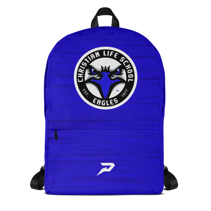 Christian Life School Backpack Royal Blue