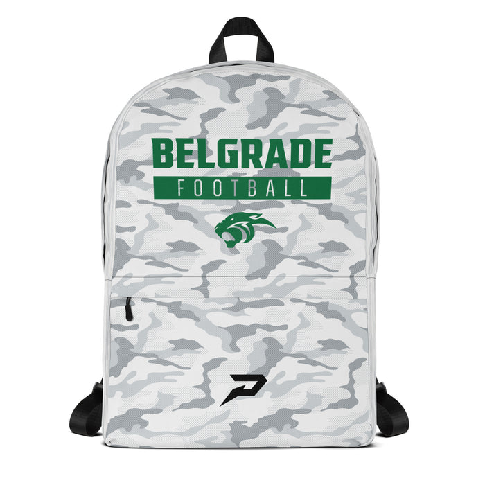 Belgrade High School Backpack - White Camo