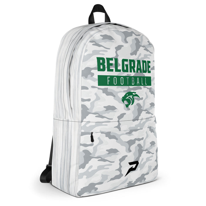 Belgrade High School Backpack - White Camo