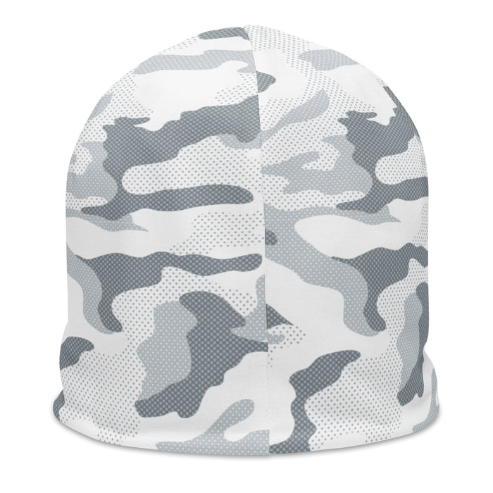 Bradwell Institute White Camo Woodmark Beanie