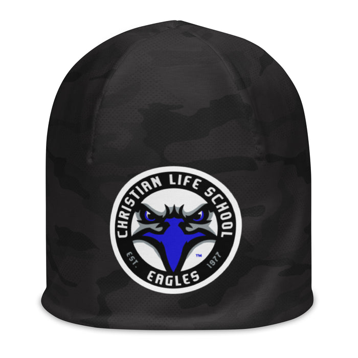 Christian Life School Black Camo Beanie