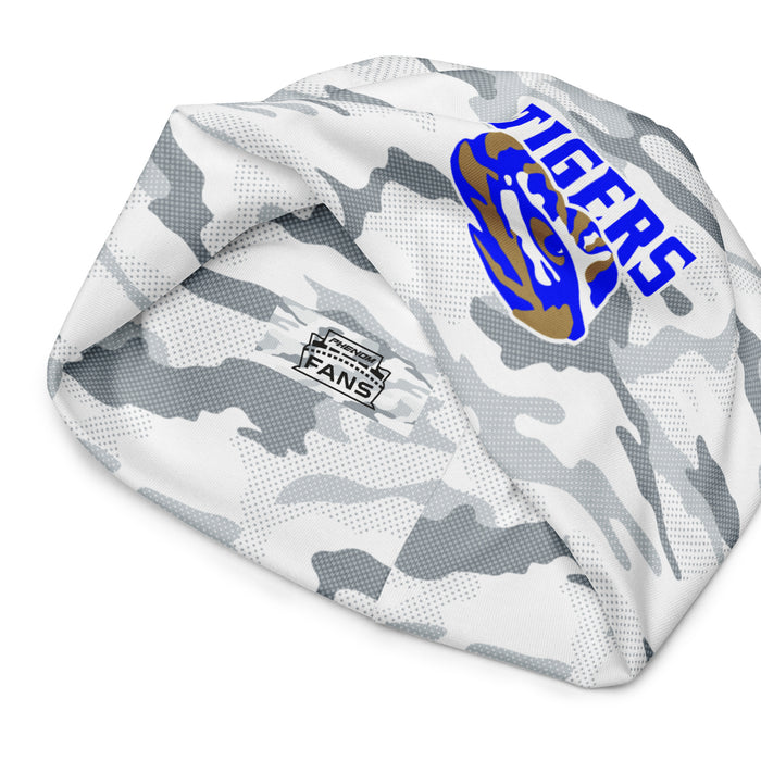 Bradwell Institute White Camo Woodmark Beanie