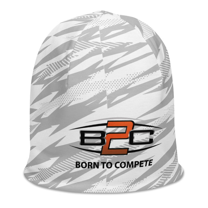 Born To Compete White Camo Beanie