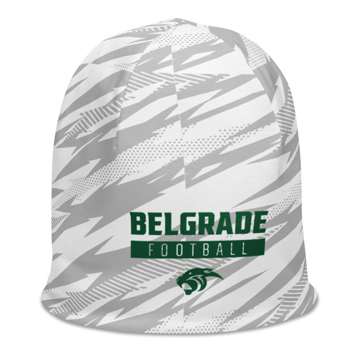 Belgrade High School Beanie - White Camo