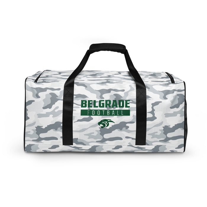 Belgrade High School Duffle Bag - White Camo