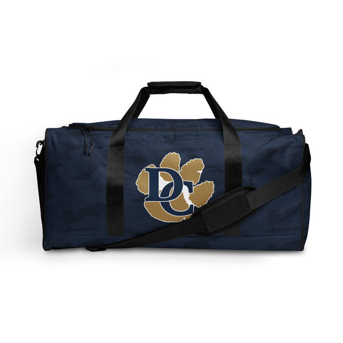 Douglas County High School Camo Navy Duffle Bag