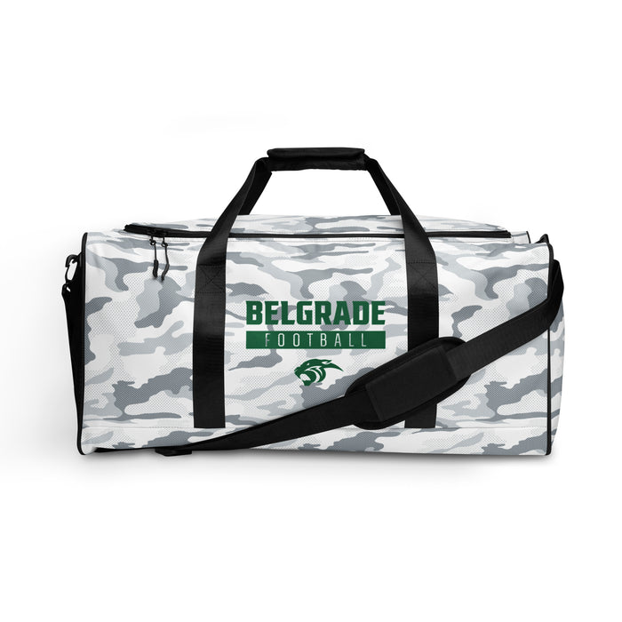 Belgrade High School Duffle Bag - White Camo