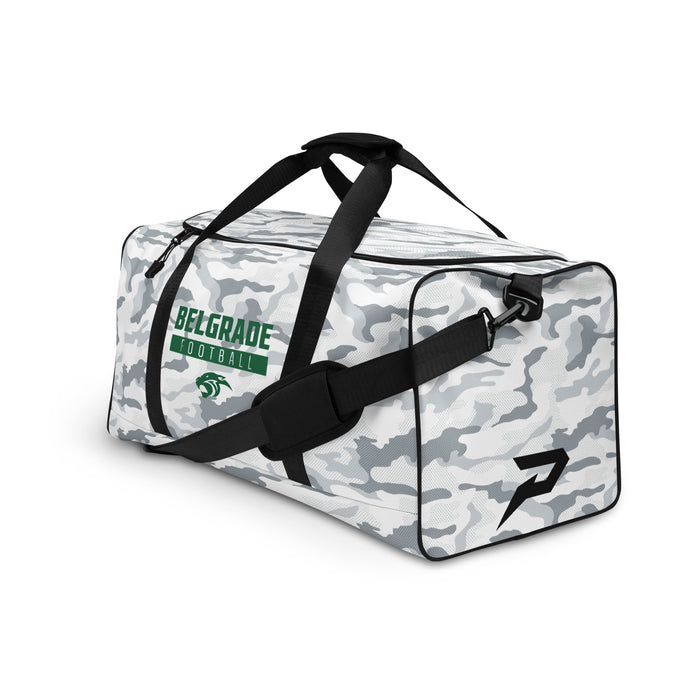 Belgrade High School Duffle Bag - White Camo