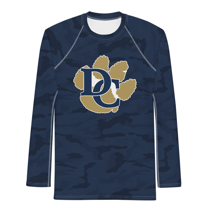 Douglas County High School Navy Camo LS Compression Shirt