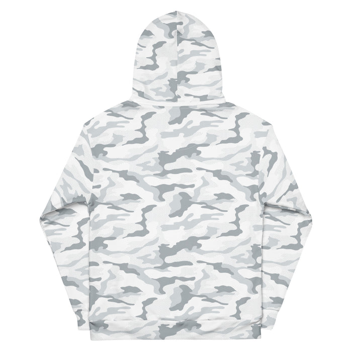 Belgrade High School White Camo Unisex Hoodie