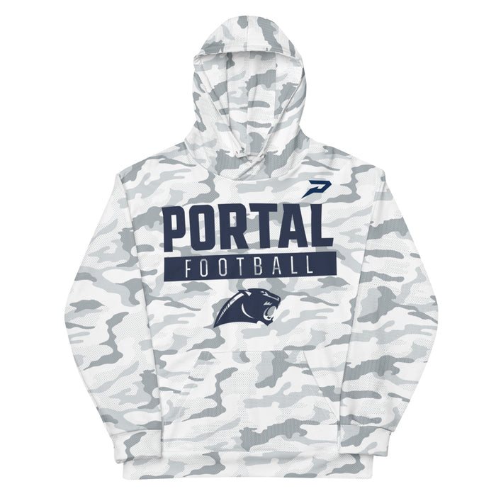 Portal Panthers White Camo Unisex Hoodie