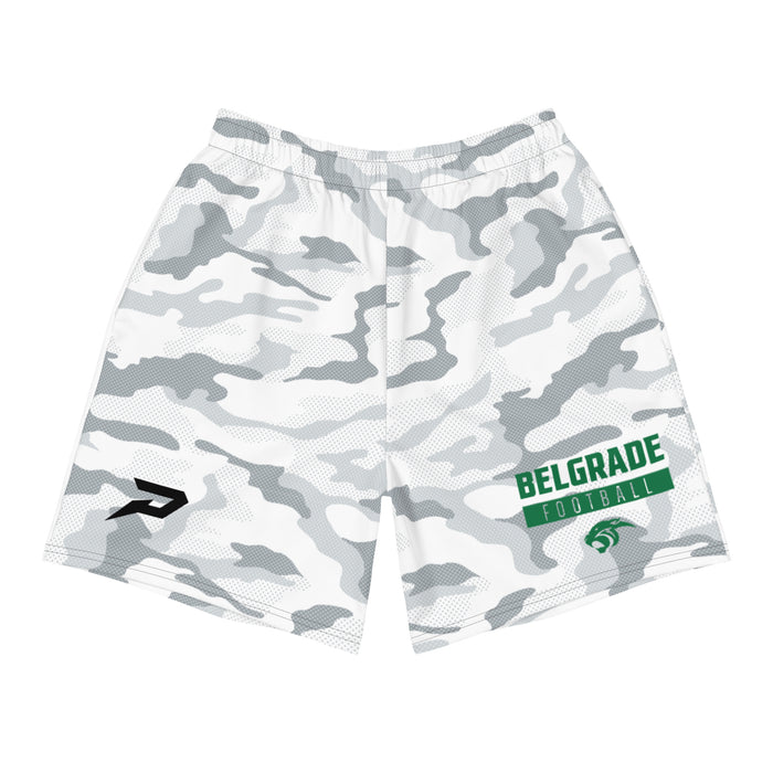 Belgrade High School White Men's Performance Shorts