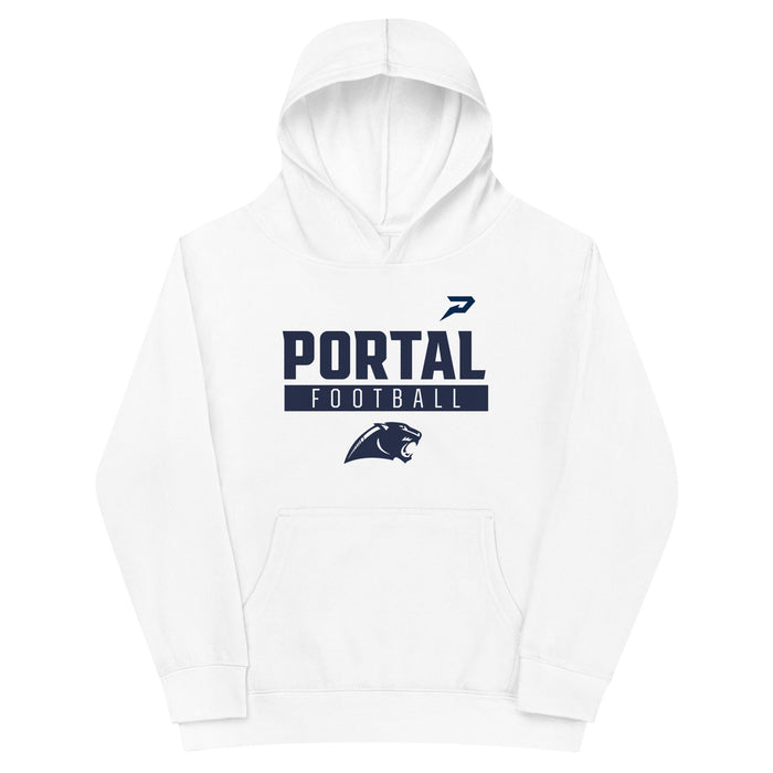 Portal Panthers Youth Fleece Hoodie - White