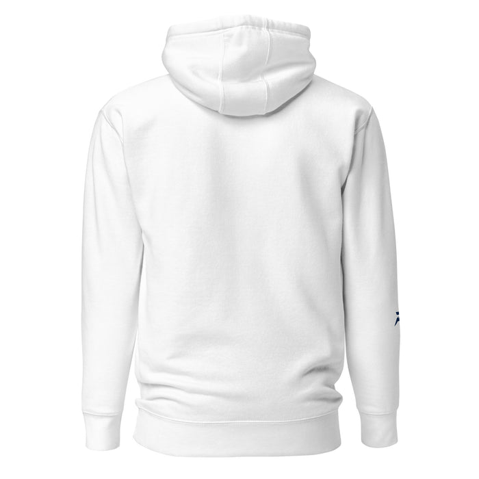 Portal Panthers Embroidered Logo Unisex Hoodie - White