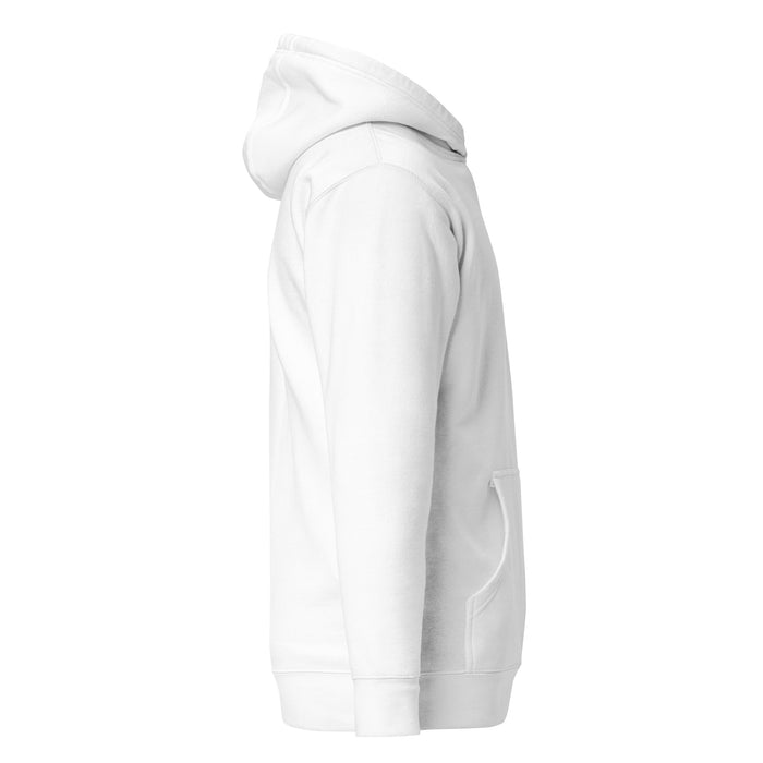 Belgrade High School Embroidered Logo Unisex Hoodie - White