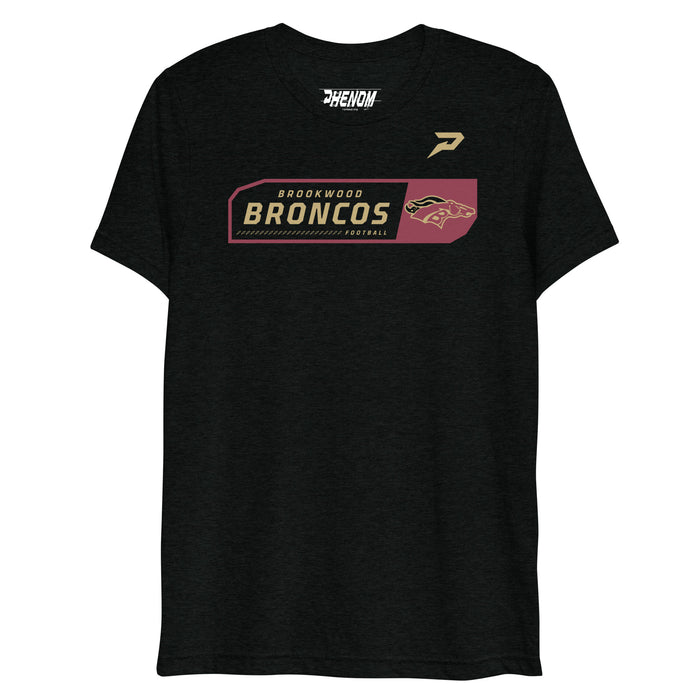 Brookwood High School Tri-Blend Tee - Black