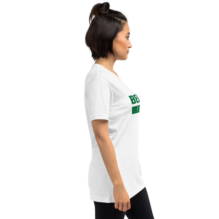 Belgrade High School Tri-Blend Tee - White