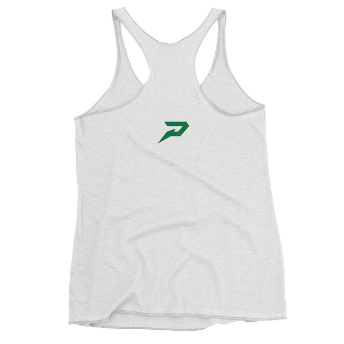 Belgrade High School Women's Racerback Tank - White