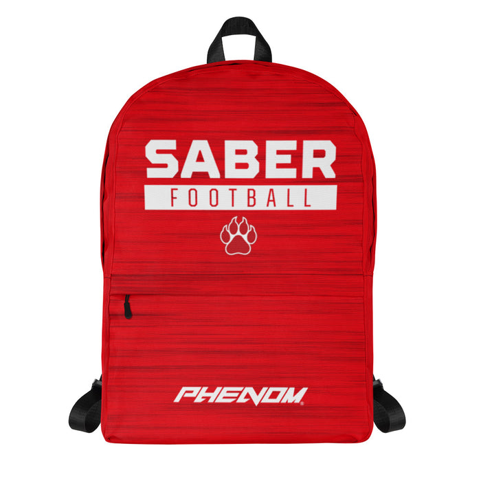 Hanley Sabers White Logo Backpack