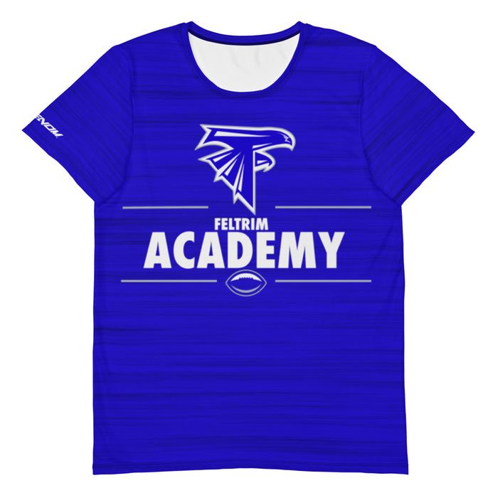 Feltrim Academy Performance Tee - Heather Blue