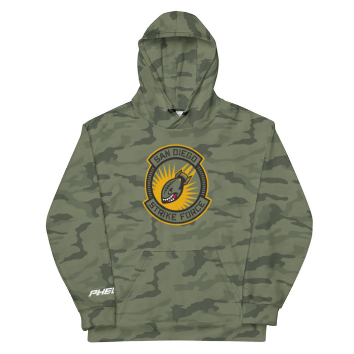 Strike Force Logo Green Camo Hoodie